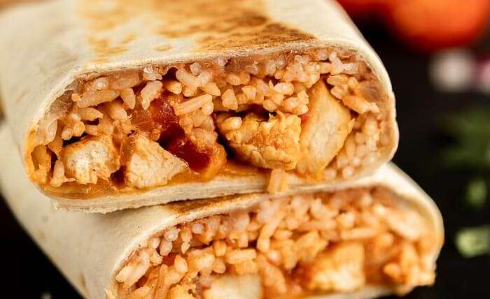 GRILLED CHICKEN BURRITO